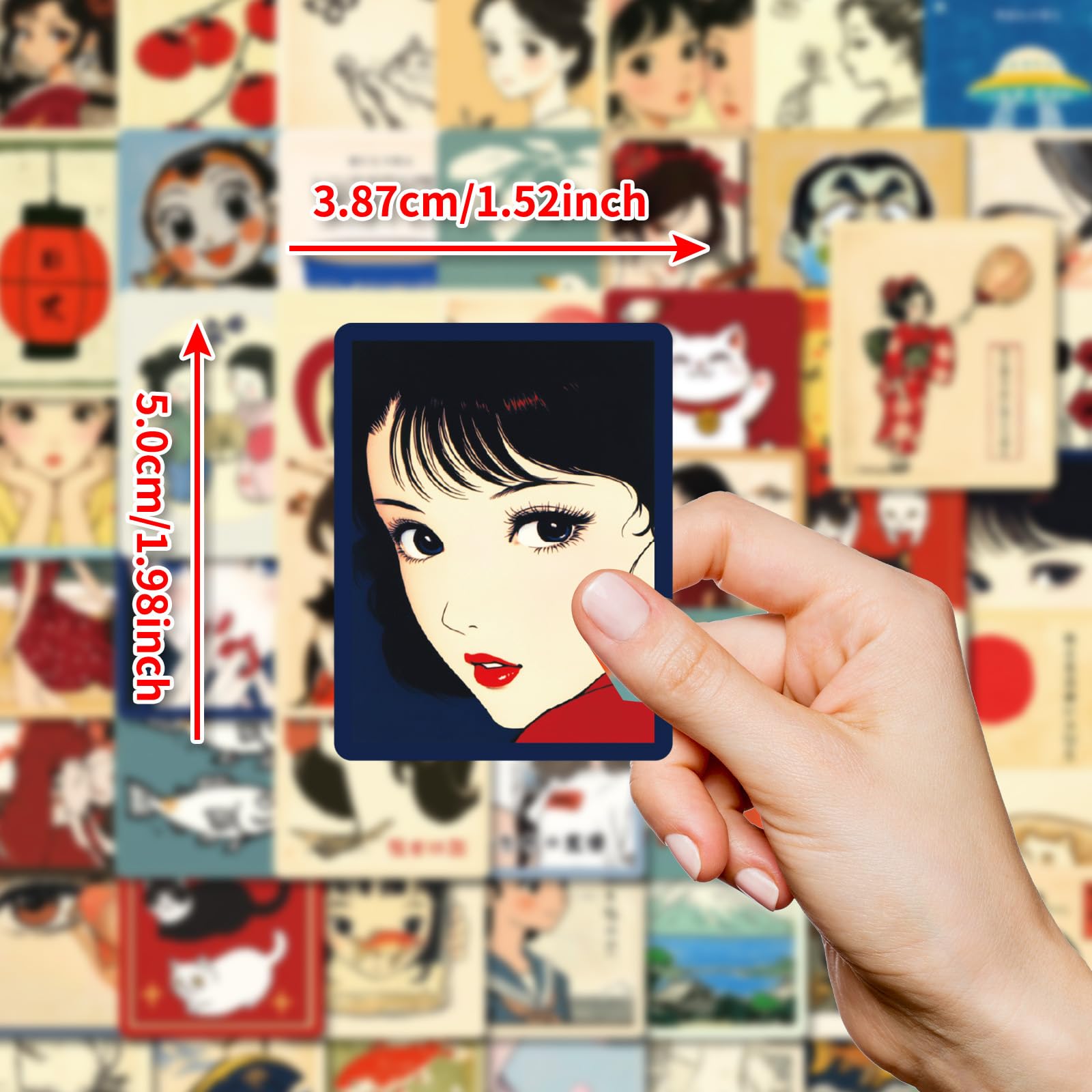 Amazon | 昭和風 昭和美人 昭和少女 レトロ 日本文化 Japan 漫画少女 
