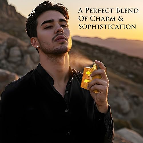 Miniatura 5 de Bros. New York Oscuro  Eau De Toilette Spray Perfume, fragancia para hombres, ropa de día, conjunto casual de colonia diario con bolsa de gamuza de