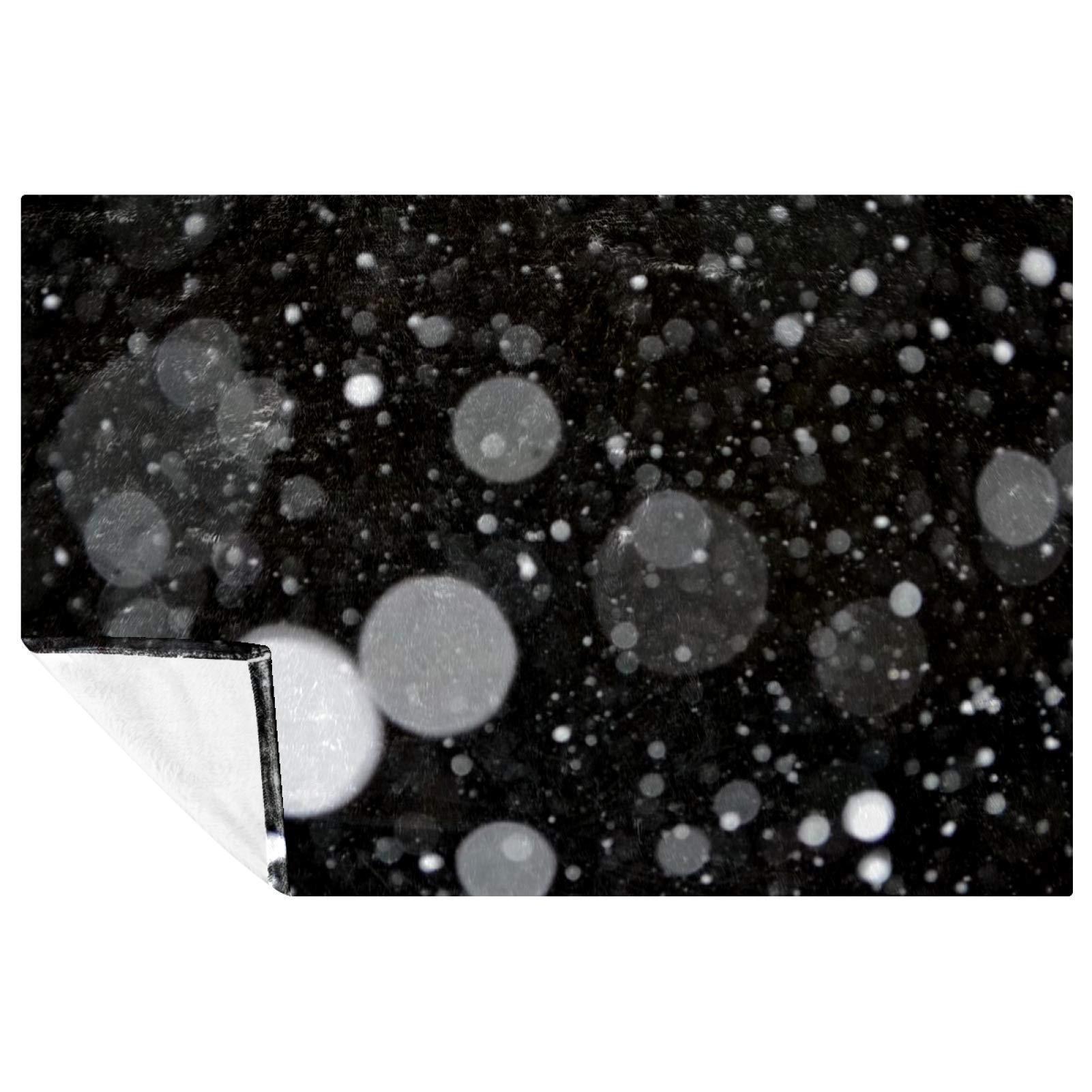 Couverture douce et chaude haut de gamme imprimé Bokeh chic