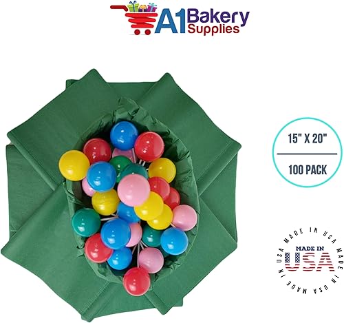 Miniatura 9 de Papel de seda verde esmeralda de 20 x 30 pulgadas, 48 hojas de papel de seda de regalo prémium