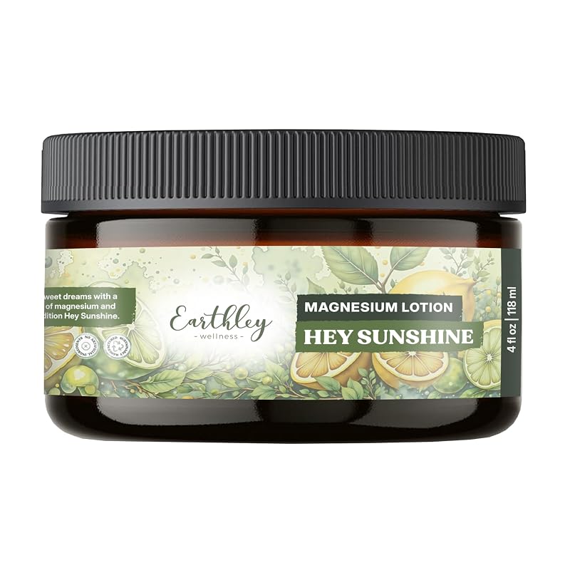 Earthley Wellness Loção Corporal com Magnésio Hey Sunshine, 113 g
