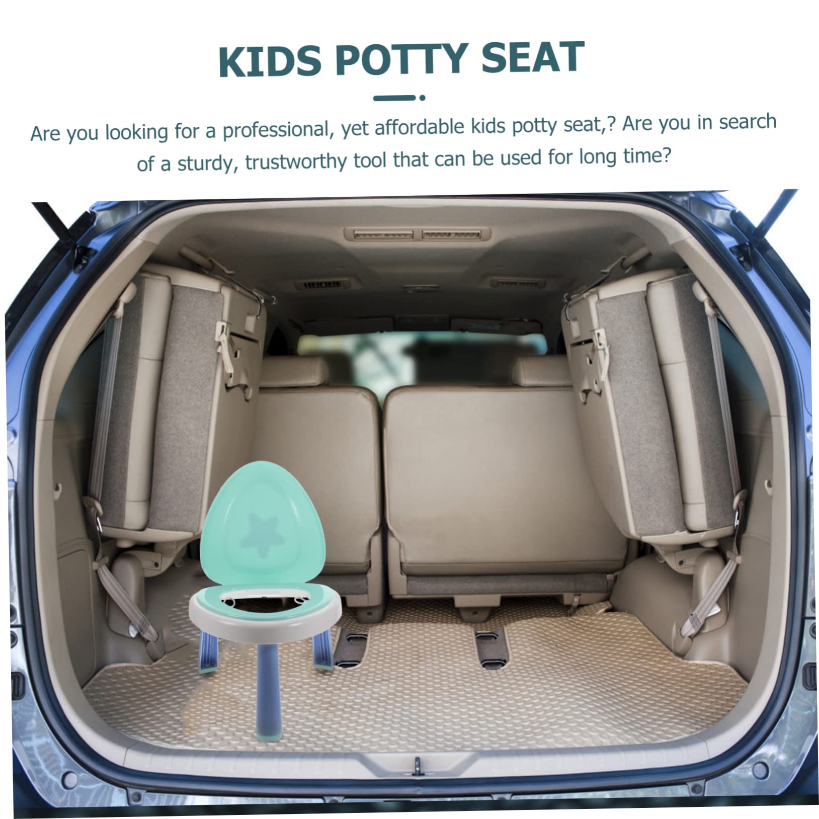 Faltbarer Toilettensitz für Tragbares Töpfchen für Kleinkinder Rutschfester Klappstuhl für Auto und Outdoor Aktivitäten Sicher und Kompakt für Unterwegs