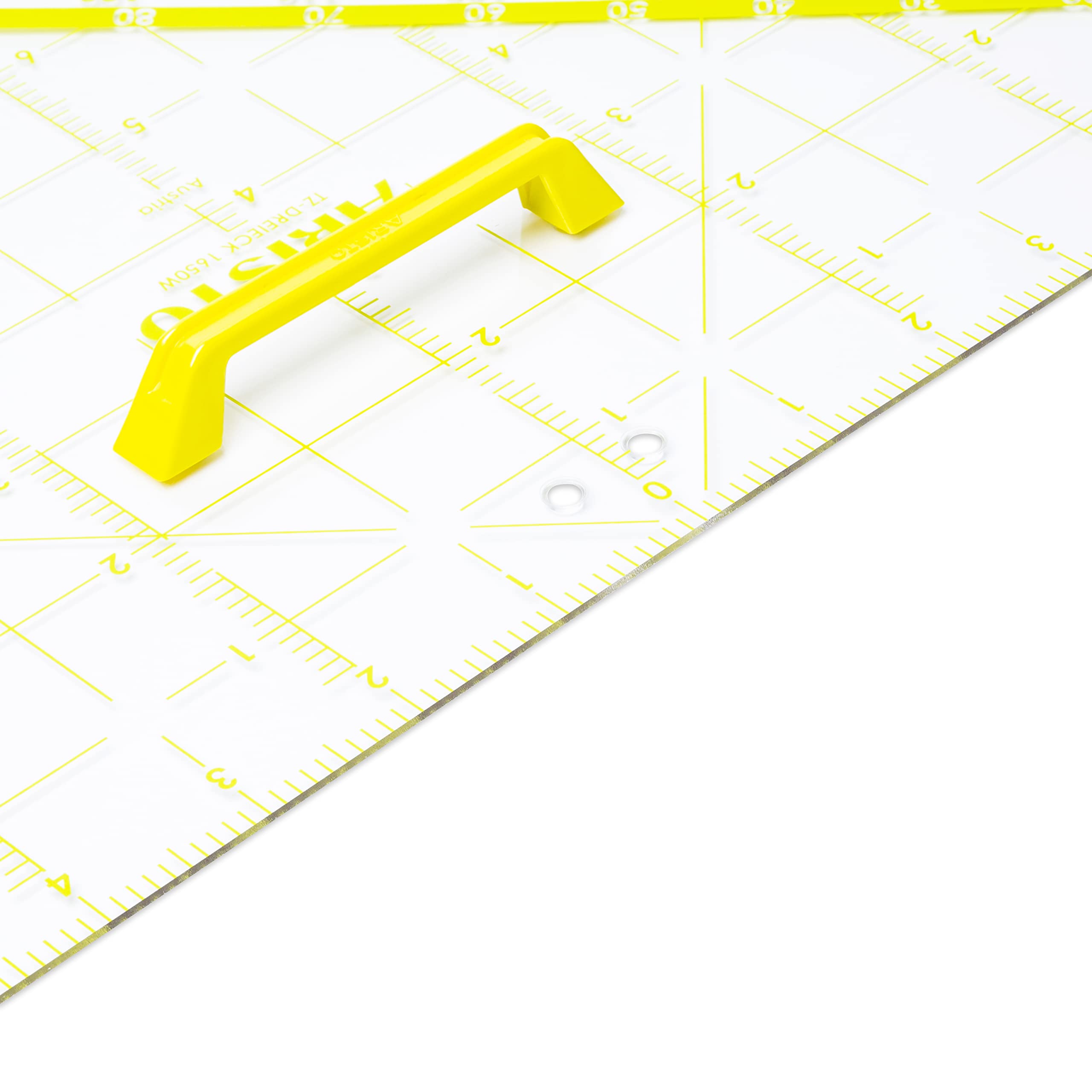 Aristo Wandtafel TZ-Dreieck AR1650W (Großformat für Schulen und Lehrer, 80 cm Hypotenuse, mit Griff, Kunststoff) transparent