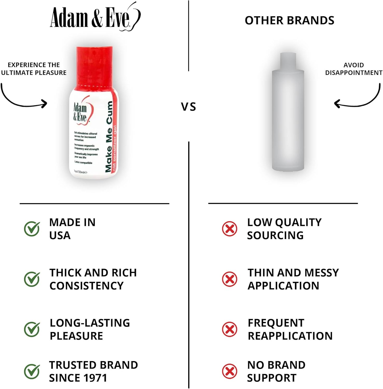 Product packaging showing water-based formula