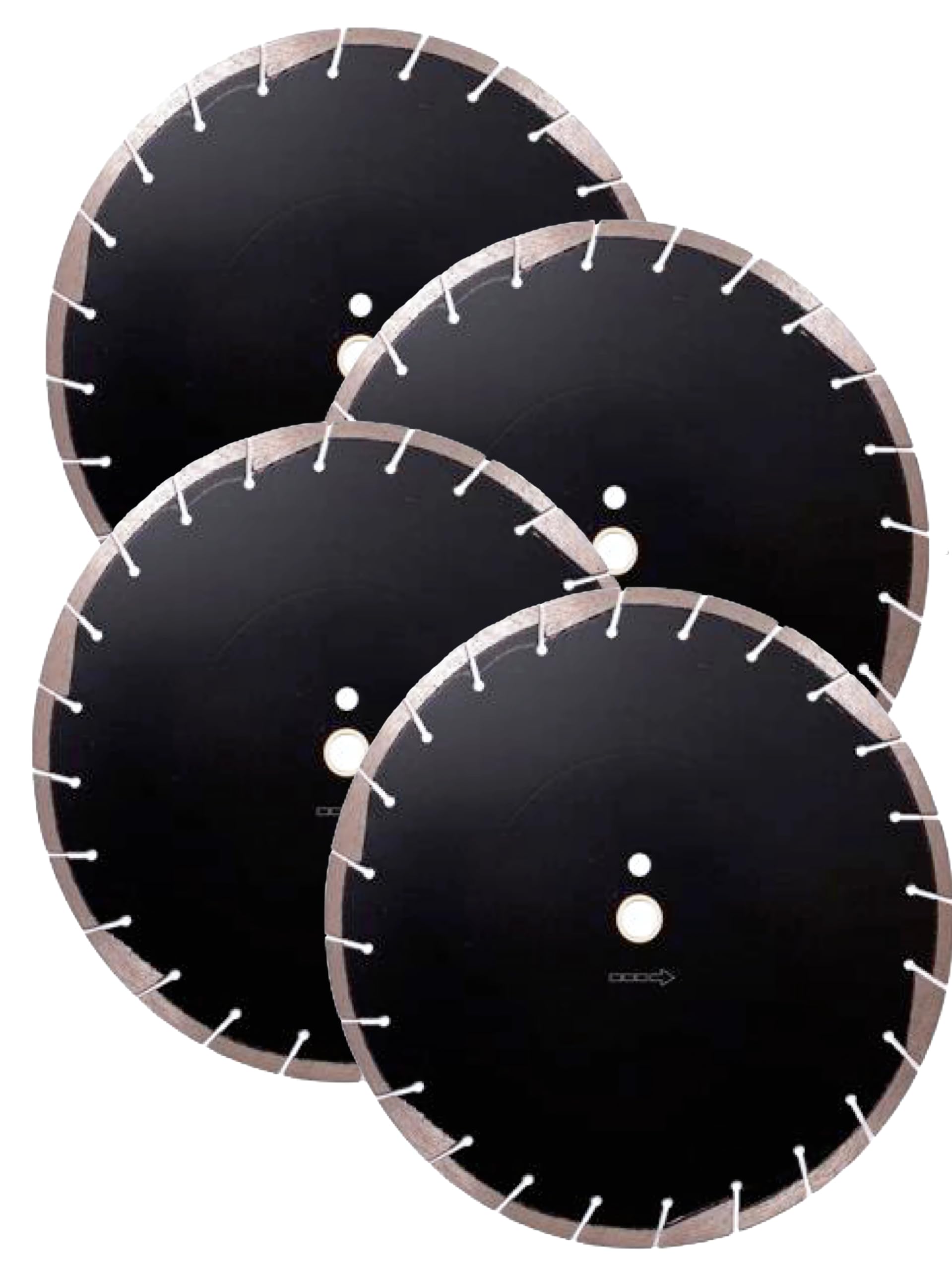 4 Pack 14" Diamond Saw Blades for Asphalt Green Concrete Undercut Production