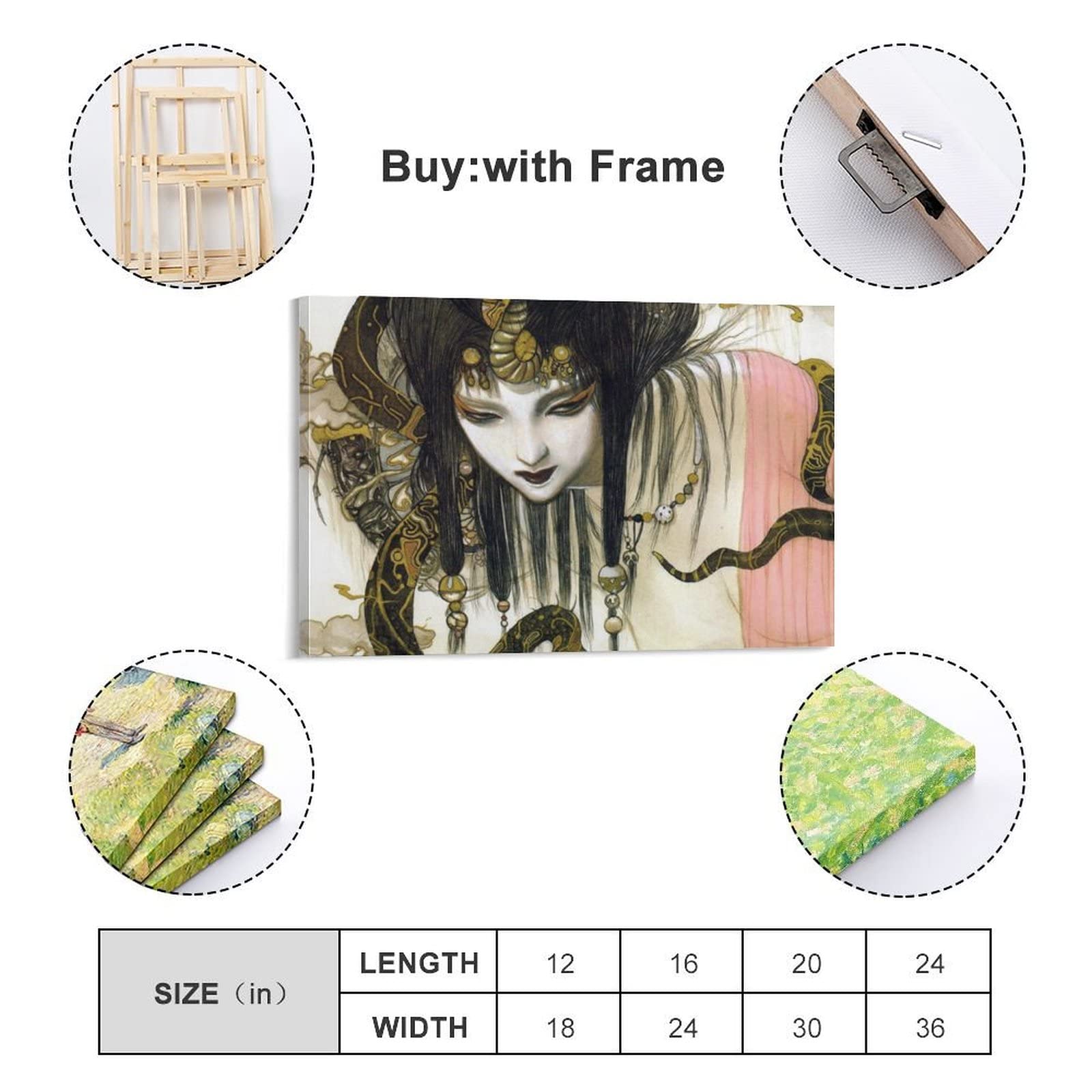 Amazon.co.jp: 天野喜孝 Yoshitaka Amano 画家 絵画 印刷