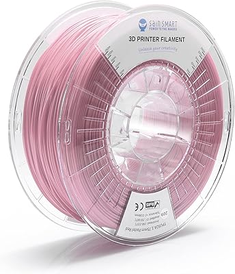 16 – SainSmart TPU 1.75mm 92A Flexible TPU 3D Printer Filament, Dimensional Accuracy +/- 0.04 mm, 1KG Spool, Soft Pink