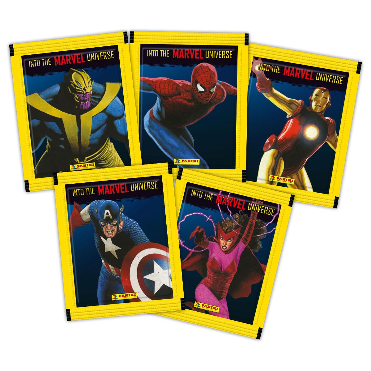 Into the Marvel Universe - Sticker Collection Panini - Super Starter Pack [Album + 25 Bustine + 2 Cartoline Limited Edition]