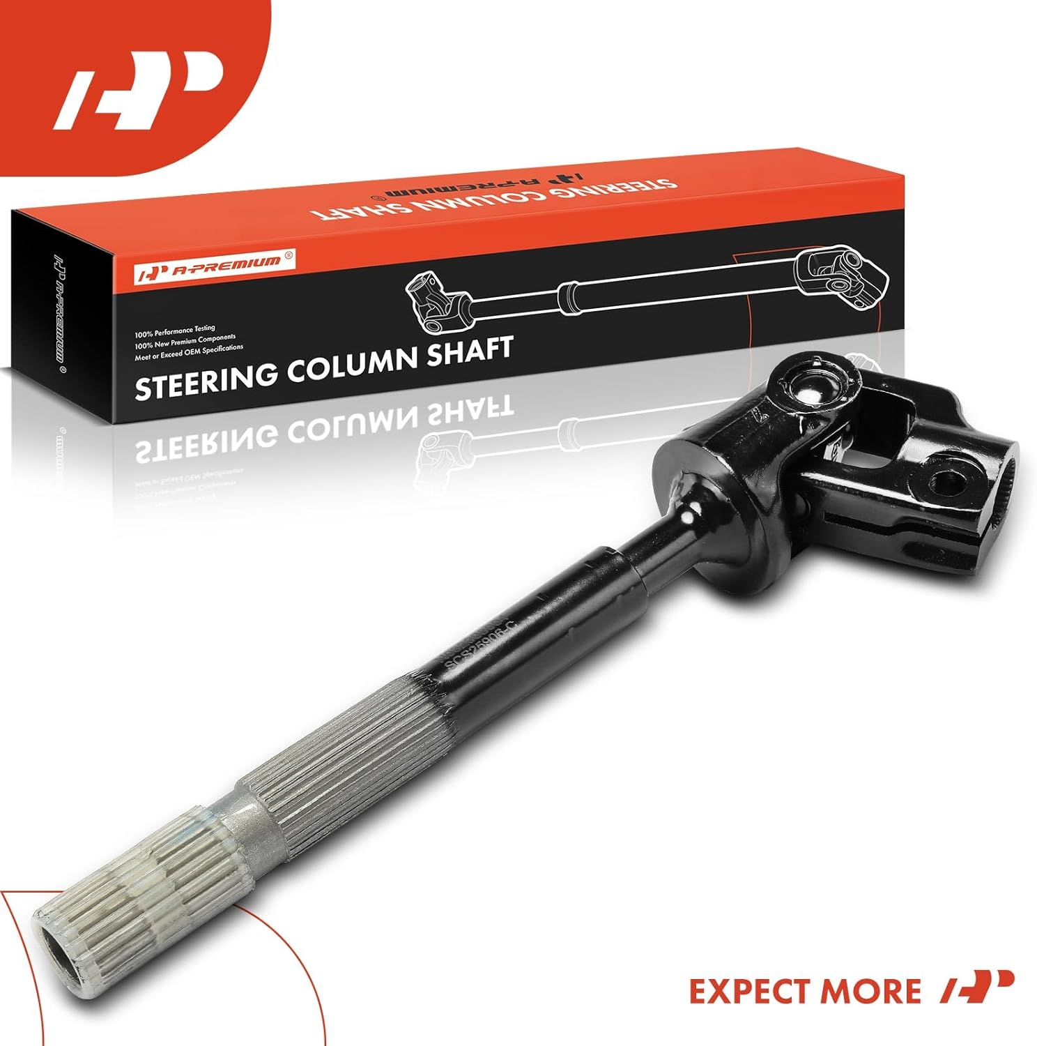 A-Premium Intermediate Steering Shaft Steering Column Shaft Compatible with Honda CR-V 2007-2011, Replace # 53200SWAA02 53200SWAA03