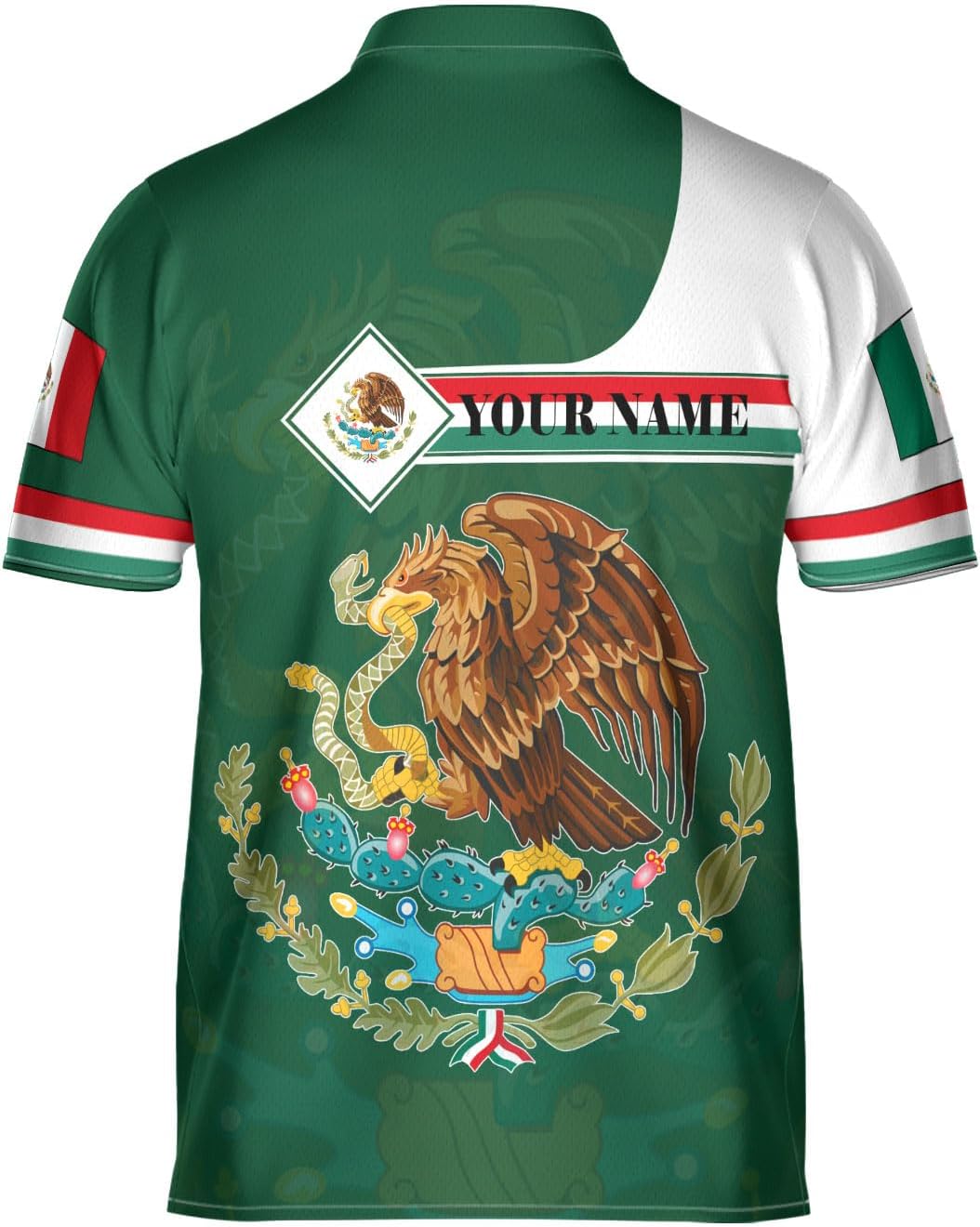 Customized Mexico Jersey Shirts for Men Mexican Shirts for Men Mexico Shirt for Men Women Mexican Flag Jerseys Shirt