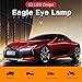 DriSentri Eagle Eye LED Lights, 10Pcs 23mm Eagle Eye High Power 4014 12SMD 12V Car Fog DRL Bulb Reverse Backup Parking Signal, White