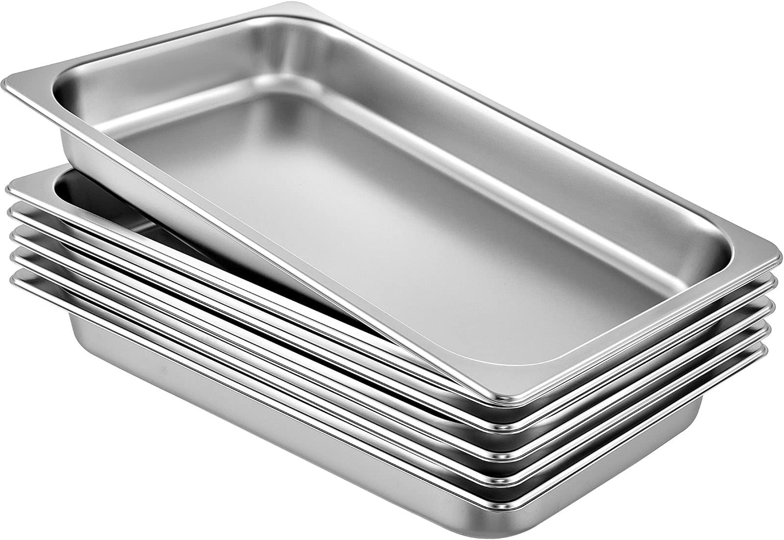 Amazon.com: Winco 6-Inch Deep Stainless Steel Spillage Pan, Full Size ...