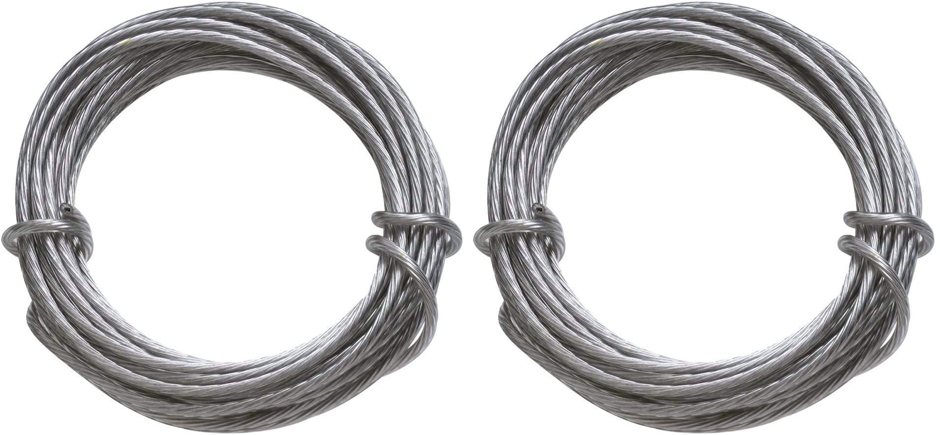 Coated Stainless Steel Gallery Wire - 2 Pack -5