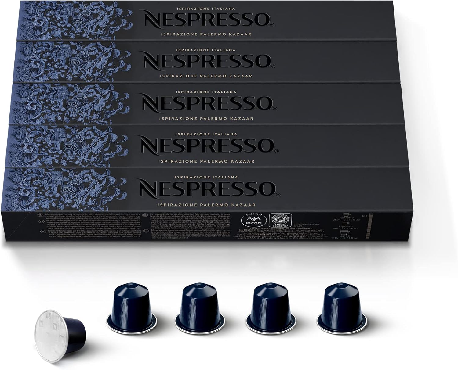 Nespresso OriginalLine Capsules Kazaar, 10 capsules Alimentos y Bebidas