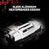 G.SKILL Ripjaws V Series DDR4 RAM 32GB (2x16GB) 3600MT/s CL18-22-22-42 1.35V Desktop Computer Memory UDIMM - White (F4-3600C18D-32GVW) - 4