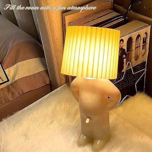 Miniatura 4 de Lámpara de escritorio Little Naughty Boy, A Little Shy, lámpara de escritorio, luz de noche de noche, lámpara creativa Little Naughty Boy lámpara de