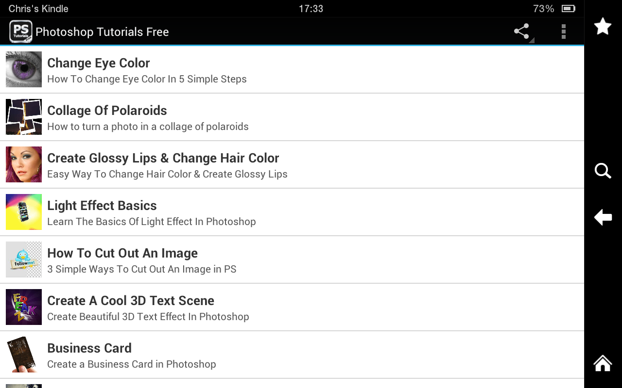 Photoshop Tutorials Free - App on the Amazon Appstore