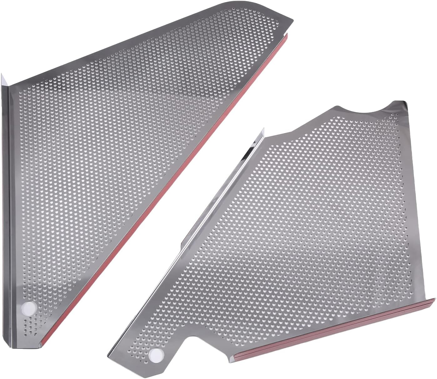 Daeiclru Engine Bay Panel Cover Trim Compatible with Corvette C8 2020-2023, Left Right Engine Case Guards, Auto Engine Protector Splash Shield Accessories (Silver)