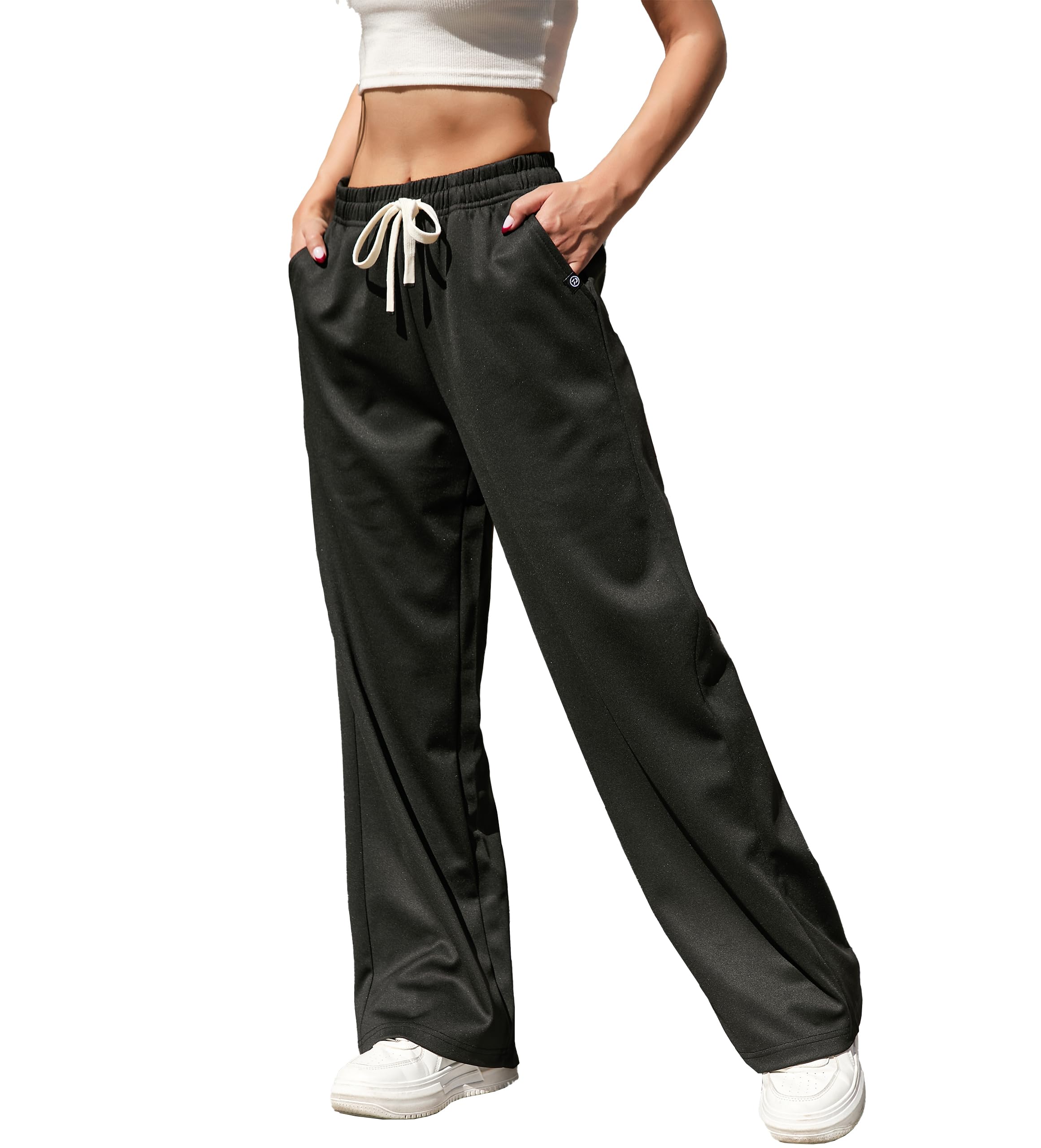 V.A.TOR 189 UNCO&BOROR Women's High Waisted Wide Leg Sweatpants Loose Fit Lounge Pants Elastic Waist Jogger