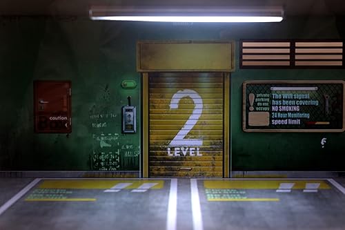 Miniatura 7 de Vitrina de coche modelo a escala 118  vitrina de garaje de coche 118 con cubierta de acrílico transparente e iluminación LED para automóviles