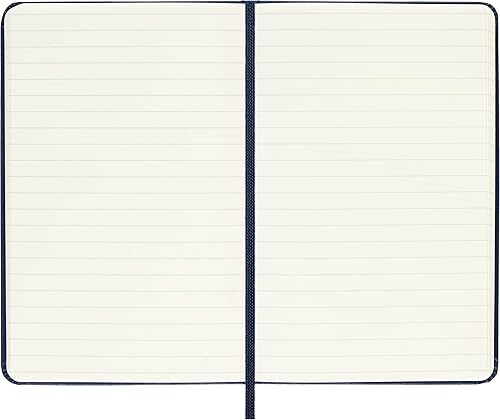 Miniatura 7 de Moleskine - Cuaderno clásico con tapa dura y bolsillo, 3.5 x 5.5 pulgadas, a rayas, azul zafiro, 192 páginas