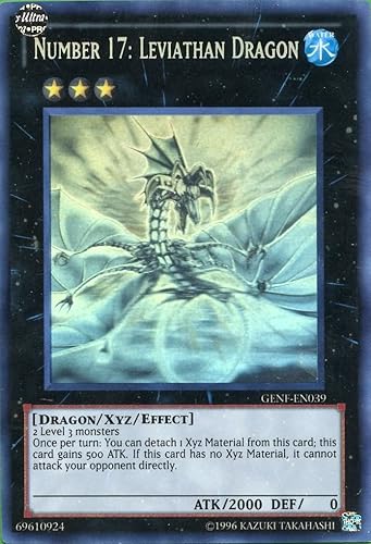 Yu-Gi-OhNúmero 17 Leviathan Dragón genf-en039generación ForceUnlimited EditionGhost raro