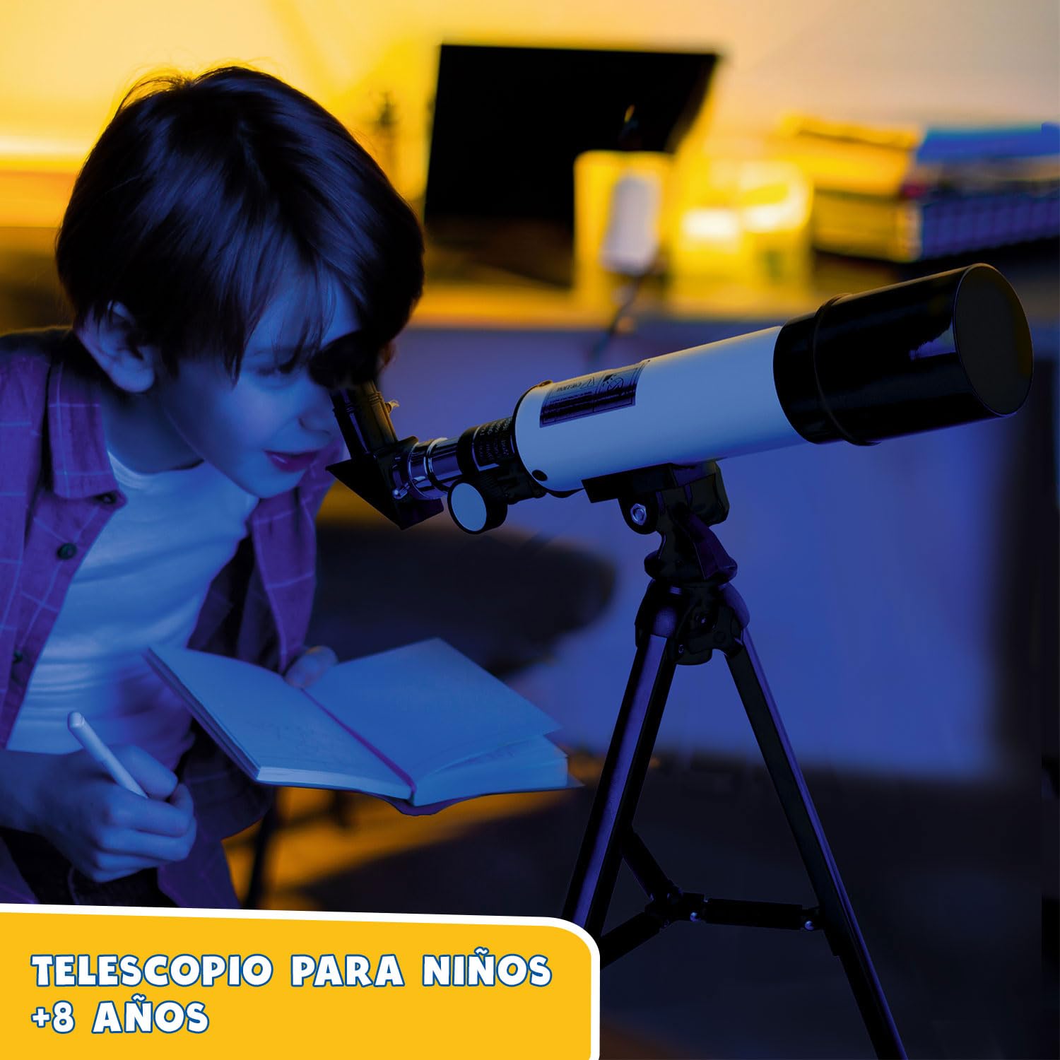 Party town Big Minds - Telescopio para Niños con App Educativa | Telescopio Astronómico Y Terrestre | Regalos Comunion Niño | Regalos para Niños 8 Años O Más