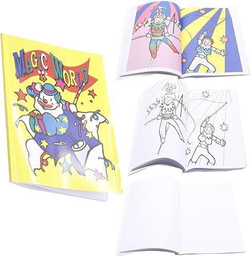 sumrica Magic - 1 libro mágico para colorear, para niños, adolescentes y adultos (amarillo grande)