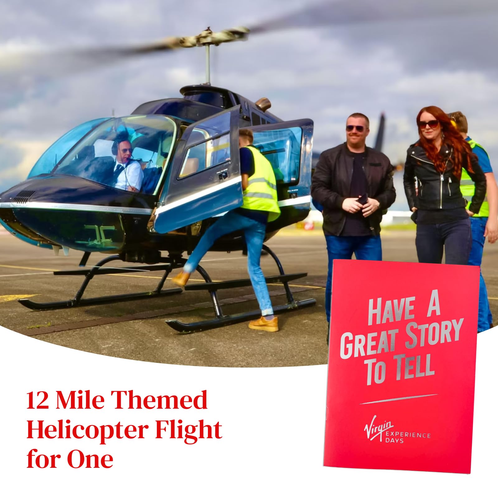 Virgin Experience Days 12 Mile Themed Helicopter Flight for One