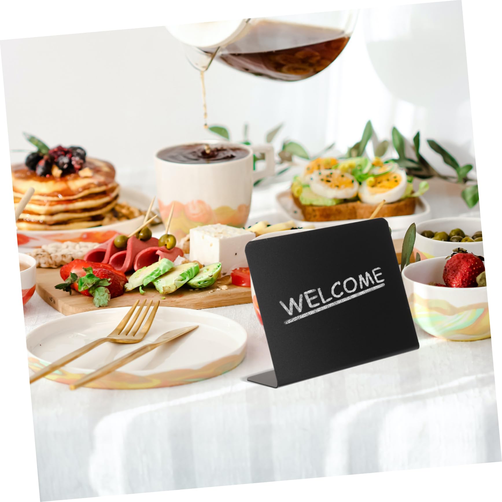 jojofuny 9 Sätze Mini Kreidetafel Förmige Tischkarten Für Hochzeiten Partys Und Restaurants Wiederverwendbar Leicht Zu Beschriften Reinigen Für Lebensmittelbeschriftungen 12 Stücke * 9