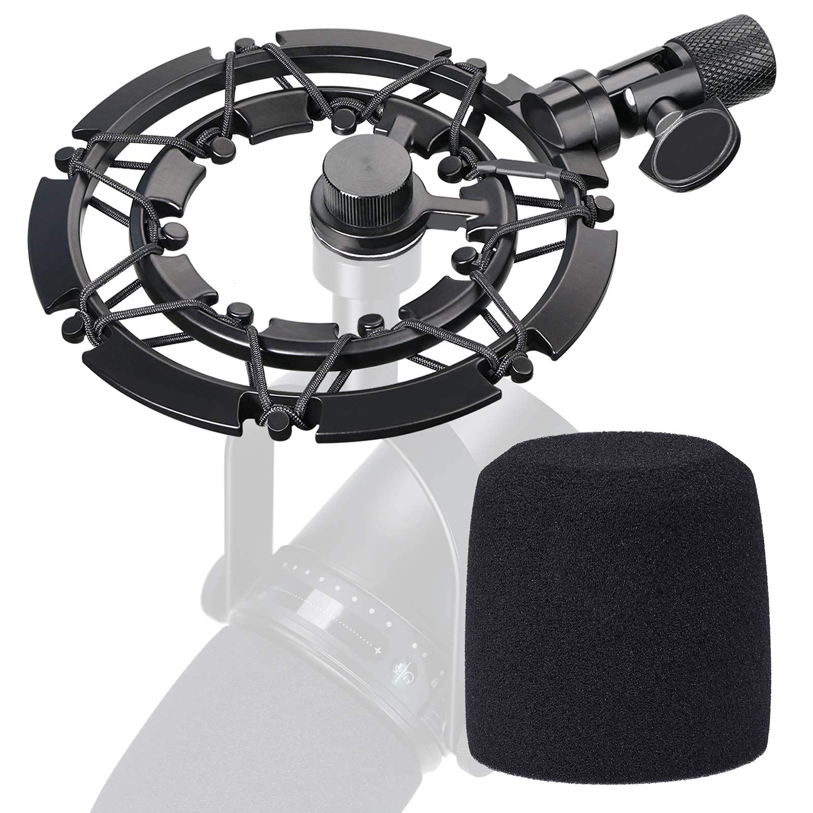 Amazon.com: SUNMON MV7 Mic Shock Mount and Foam Windscreen For