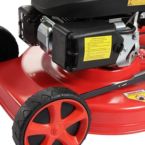 Miniatura 5 de Cortacésped a gas de 20 pulgadas autopropulsado 173CC 4 tiempos motor altura ajustable jardinería herramientas de corte