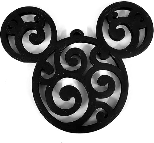 Adorno colgante con diseño de cabeza de ratón mágico, diseño de espiral, personaje de dibujos animados, decoración navideña para vacaciones, Adorno colgante con diseño de cabeza de ratón mágico, diseño de espiral, personaje de dibujos animados, decoración navideña para vacaciones,