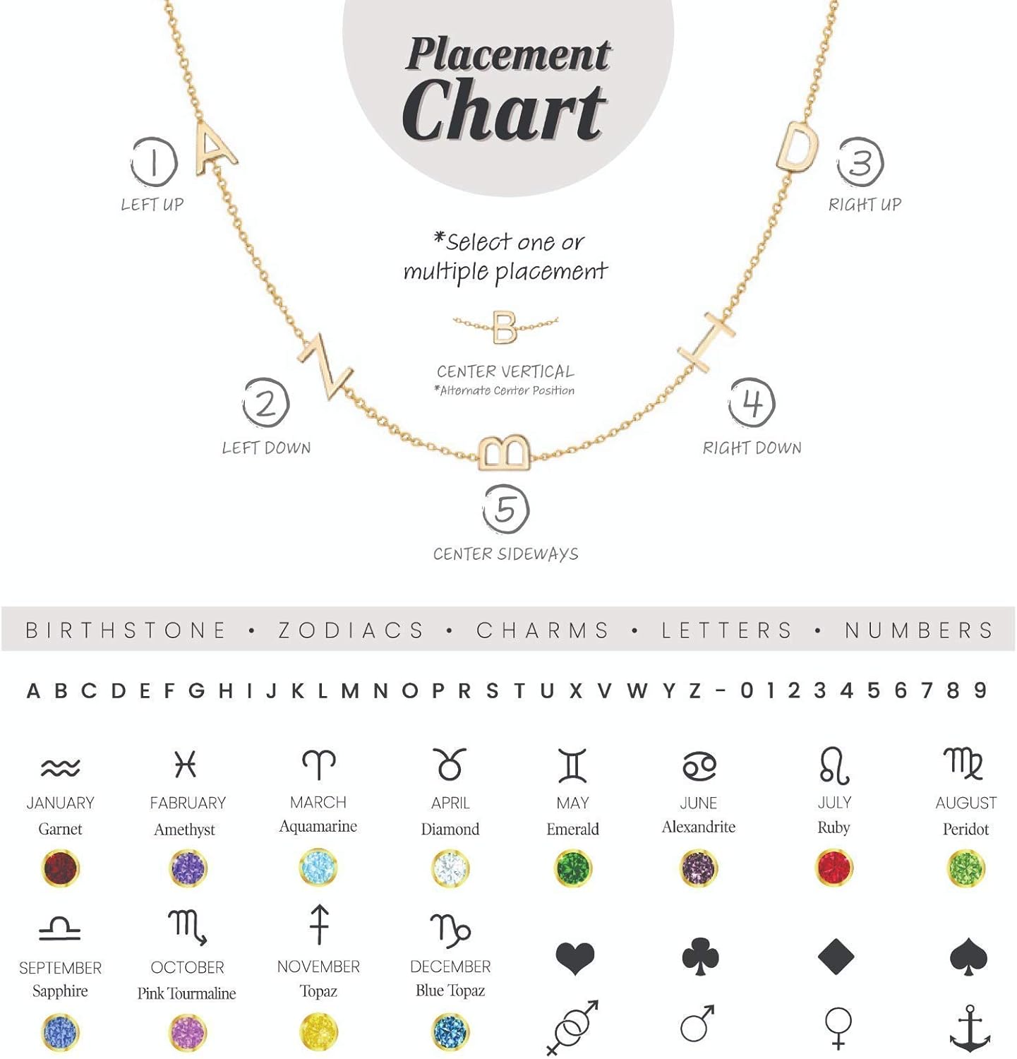 JEWEE DIAMOND Sideways Initial Necklace for Women – Personalized Letter Necklace in 14K Gold Filled or Sterling Silver – Dainty Custom Name Pendant – Bridesmaid, Birthday, Christmas Gift - Image 7