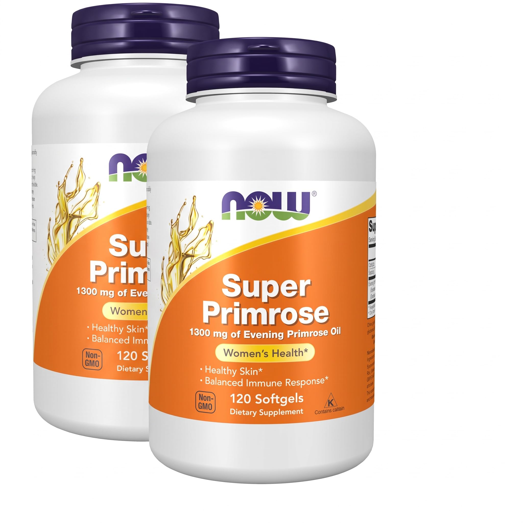 NOW Supplements, Super Primrose 1300 mg with GLA, 120 Softgels — Amazon image 11