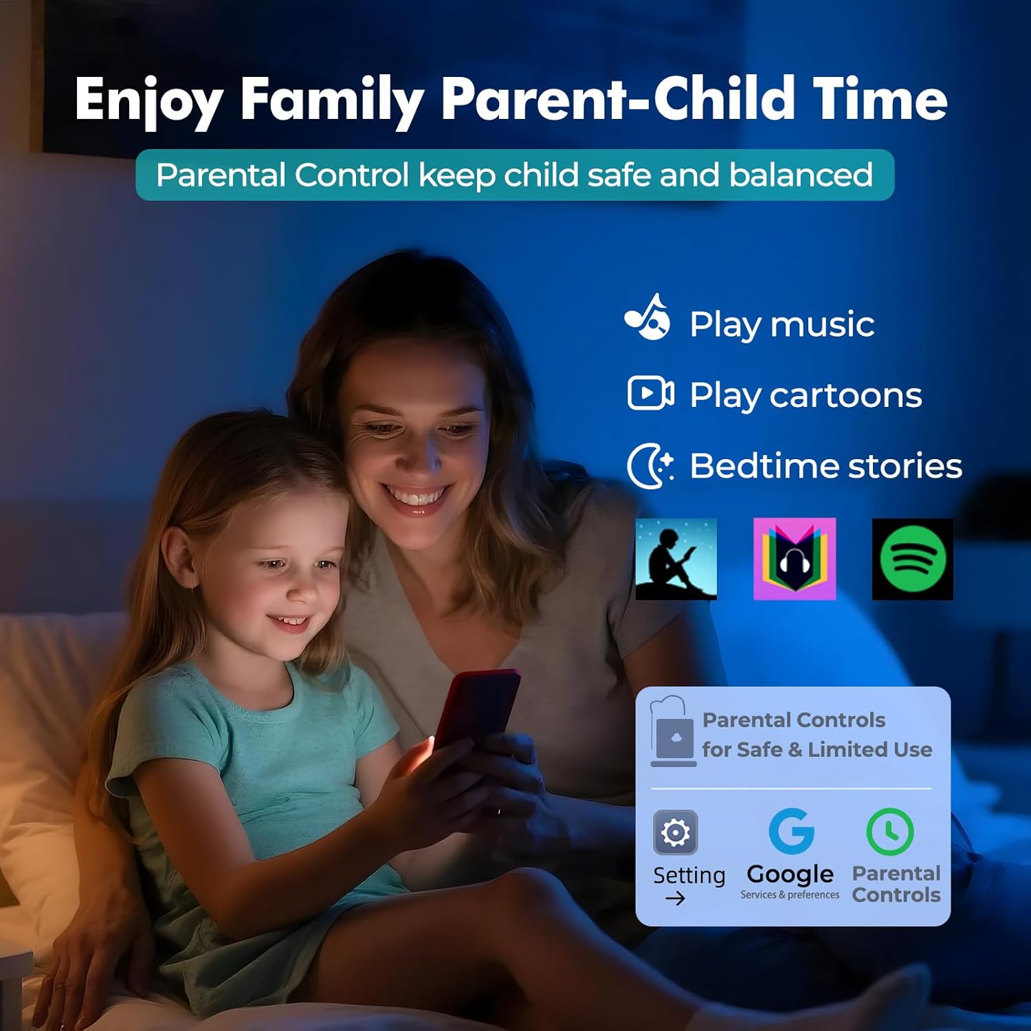 RUIZU 163GB Android MP3 Player with Bluetooth and WiFi, 4.5" Touchscreen Music Player with Spotify, Parental Control, Pandora, Amazon Music, Audible, Speaker, HiFi MP4 MP3 Player for Kids, Support 1TB - Image 3