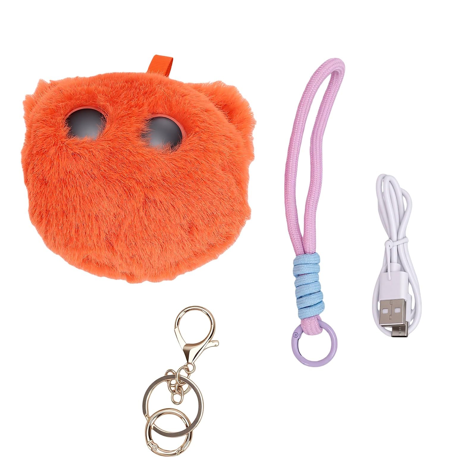 Sxhlseller Peluche de Gato Inteligente con IA, Compañero Parlante Interactivo con Chat Multilingüe, Juego de Roles Adaptativo, Aplicación de Clonación de Voz, Robot con IA de Aprendizaje (Orange)