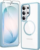 Vista 97 de FNTCASE Funda para iPhone 15 Plus: Fundas magnéticas transparentes para teléfono con protector de pantalla compatible con Magsafe Slim Anti