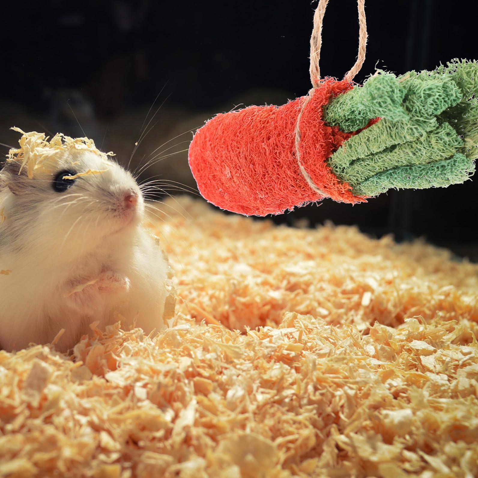 SUPVOX Santé De Votre Animal 8 Jouets Molaires pour Hamster Ensembles De Sûrs pour Oiseaux De Guinée Perroquets Écureuils Hamsters Couleurs Aléatoires