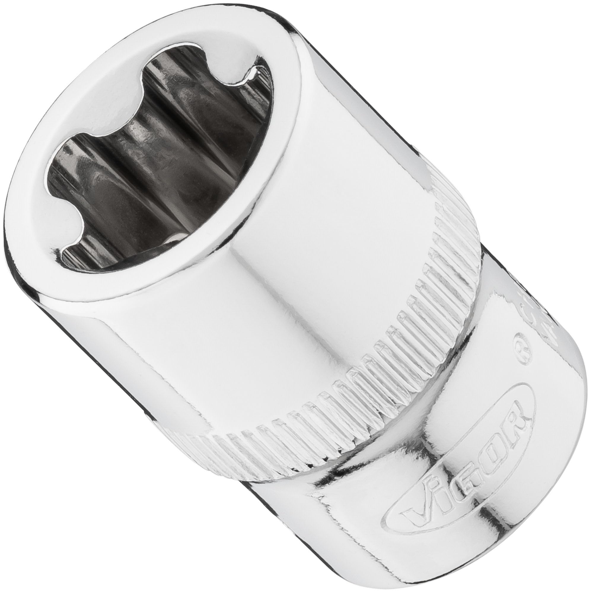 ViGOR T-Plus Socket Spanner Insert V7920-EPR16, 3/8 inch Socket Spanner Insert EPR16, Durable and Robust, Ideal for workshops and DIY Enthusiasts