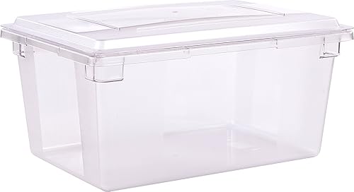 Miniatura 5 de Carlisle FoodService Products 1062707 StorPlus - Tapa apilable para almacenamiento de alimentos, 26 x 18 pulgadas, transparente (paquete de 6)