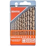 13 PCS Cobalt Drill Bit Set M35 HSS Twist Drill Bits 1/16