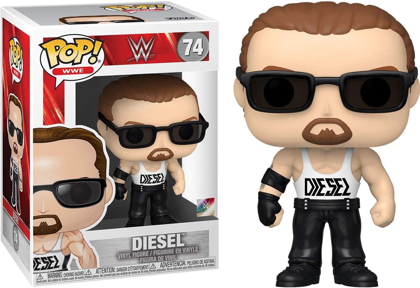 Diesel: Funk o Pop! Vinyl Figure Bundle with 1 Compatible 'ToysDiva' Graphic Protector (074-46845 - B)
