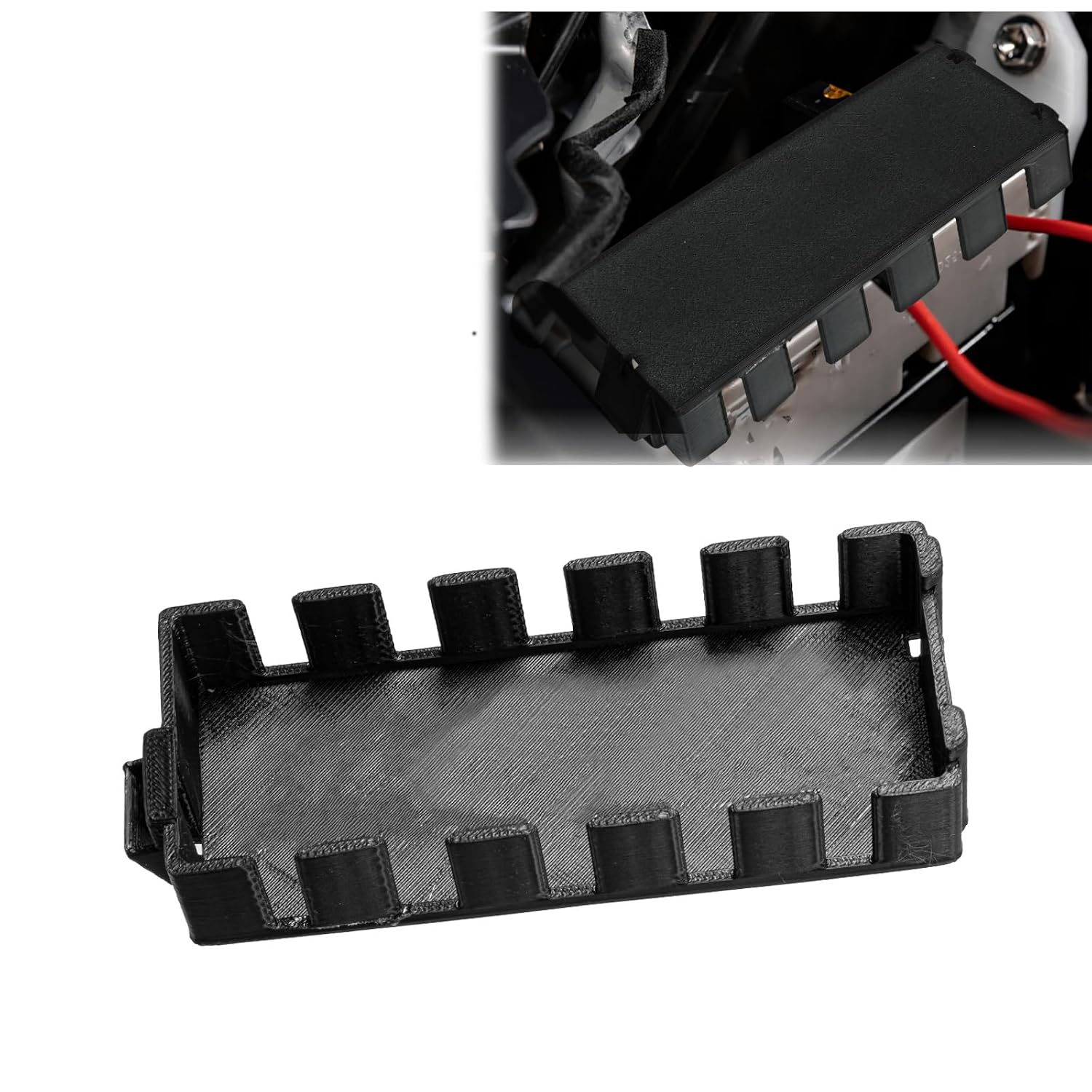 Extended Fuse Box Cover Compatible with 4runner 2020+, Compatible with Add-a-Circuit Tap & Wiring Modifications, Add-a-Circuit Fuse Tap Compatible Accessory