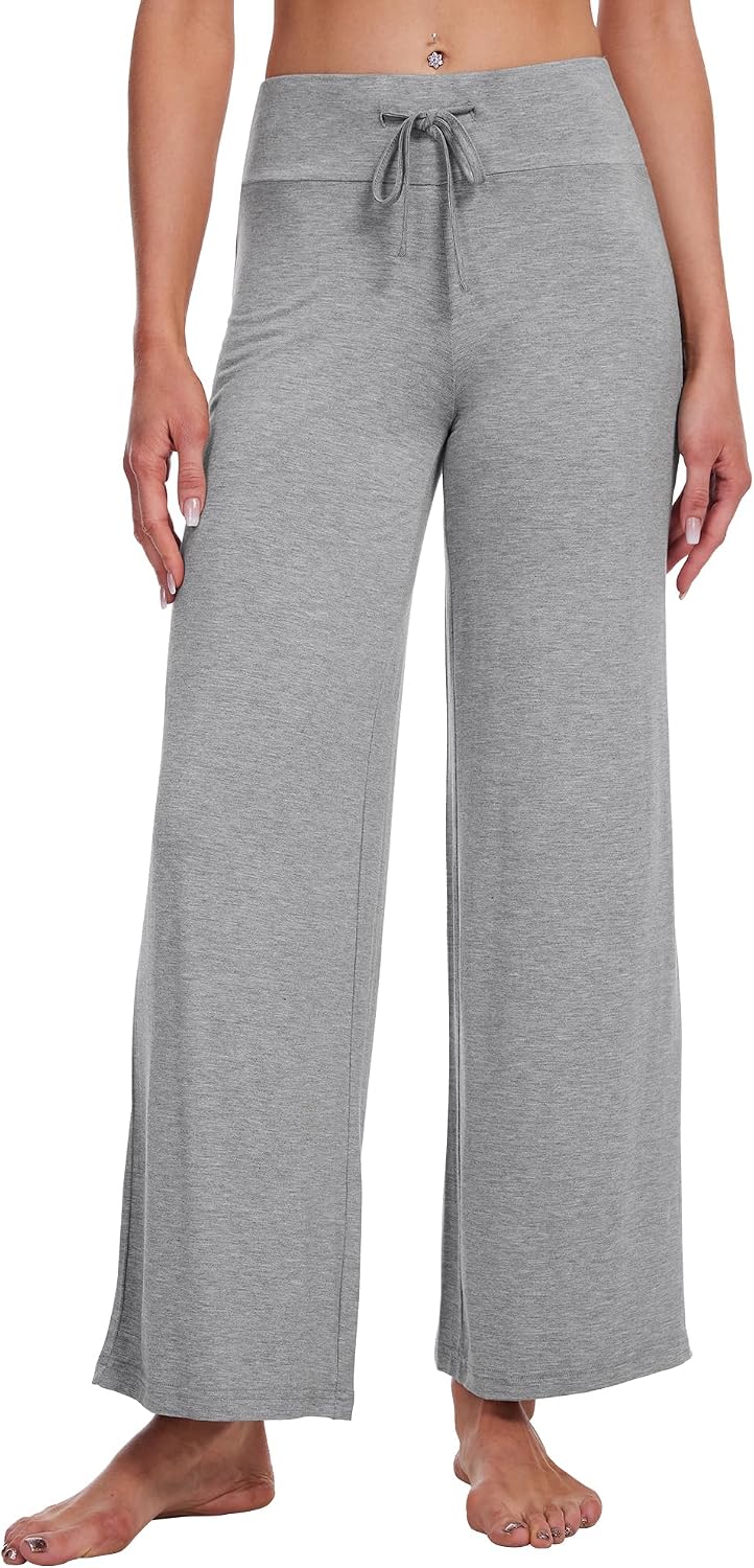Women's Pajama Pants Casual Pajama Pant Soft Knit Yoga Bottoms Pj Bottom S-XXL