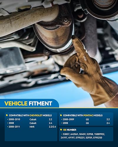 Vista 45 de PHILTOP Convertidor catalítico de alto flujo para Encore 1.4L 2013-2021, Cruze 1.4L 2011-2015, Cruze Limited 1.4L 2016, Sonic 1.4L 2012-2020, Trax