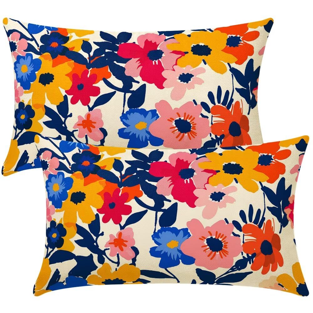 Housse de coussin 50x60 cm lot de 2 pour rénover un canapé avec élégance