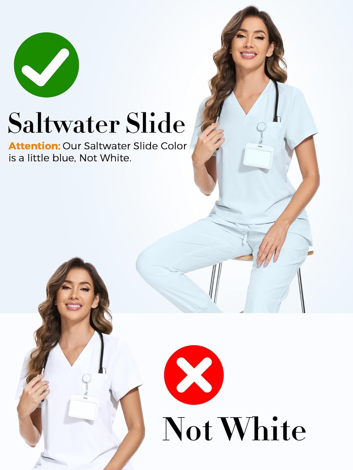 COZYFIT Scrubs for Women Set - Stretch V-Neck Scrub Top & Jogger Pant with 8 Pockets COZY SCRUBS - Image 2