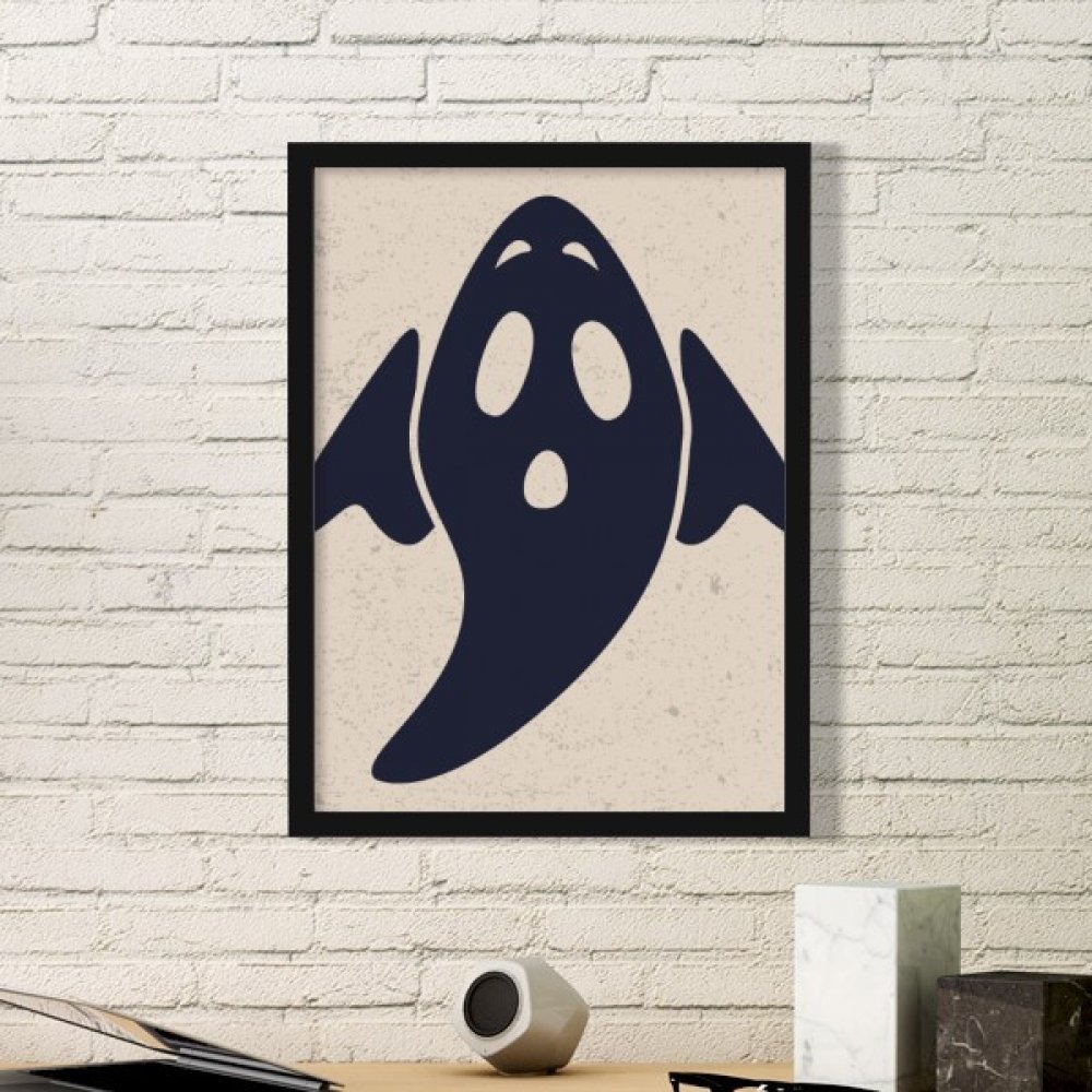 Cadre photo fantôme Halloween pour salon design et stickers muraux de fête à la maison