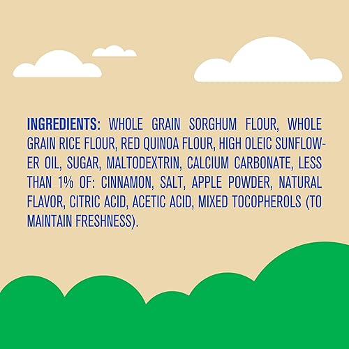 Miniatura 3 de Get'ems! de Gerber, Bocadillos para Niños, Bolitas Infladas Roundos de Manzana y Canela, Hechos con Quinua de Grano Entero, Calcio para Apoyar